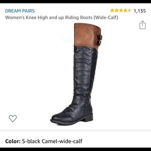 Women’s over the knee wide calf riding boots